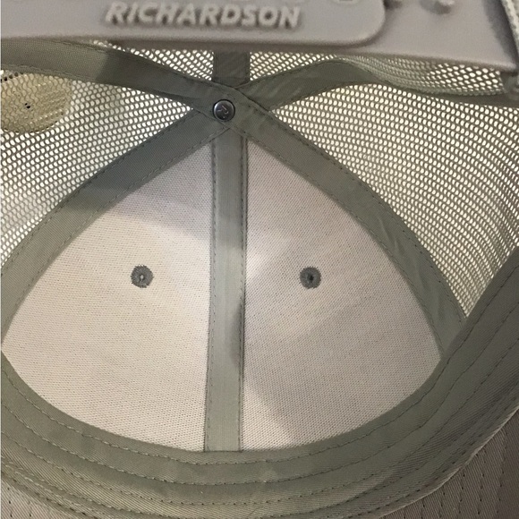 Richardson Gray Trucker Hat - Picture 2 of 4